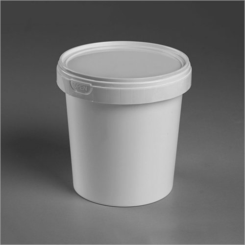 1100ml Temper Evident Round White Transparent Container